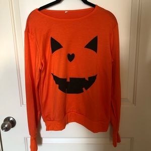 Orange Pumpkin Sweater